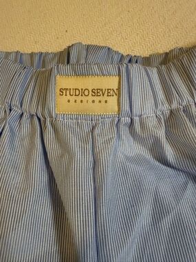 Light Blue Pinstripe Women's Pants